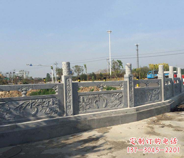 廊坊风格各异的精美公园仿古石栏板雕塑
