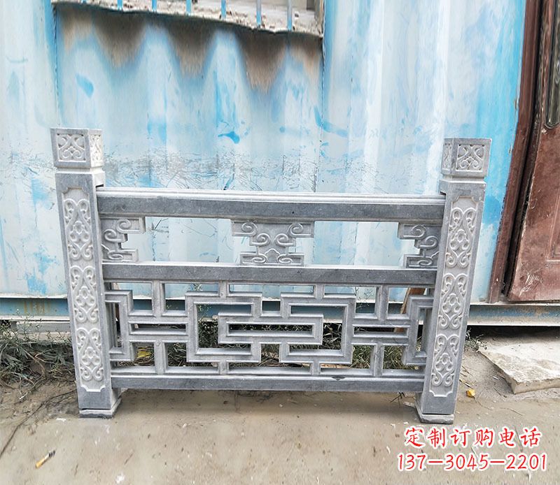 廊坊艺术精美的公园仿古石栏板雕刻