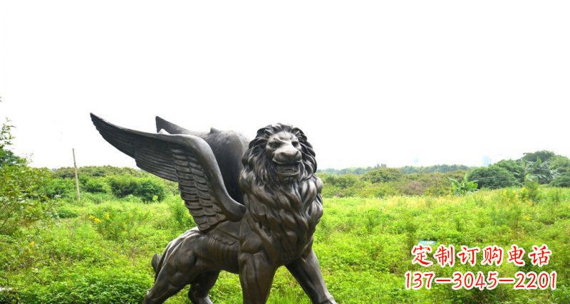 廊坊中领雕塑精美的动物铜雕
