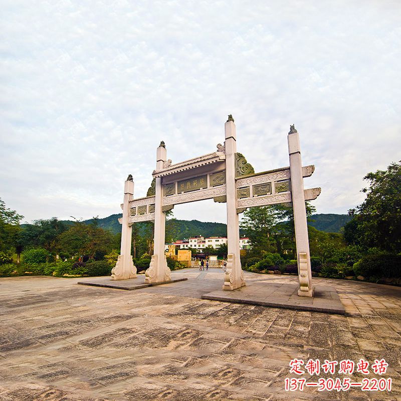 廊坊精美石牌坊雕塑