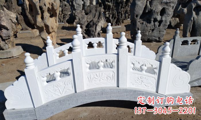廊坊手工雕刻的汉白玉拱桥雕塑