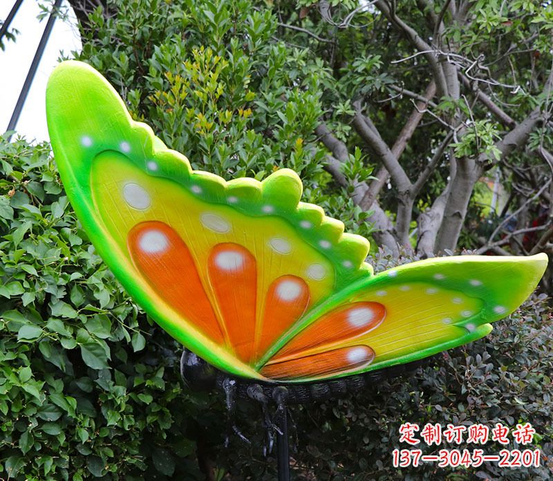 廊坊玻璃钢仿真蝴蝶雕塑