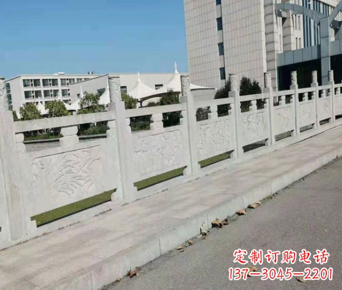 廊坊精美大理石浮雕栏板