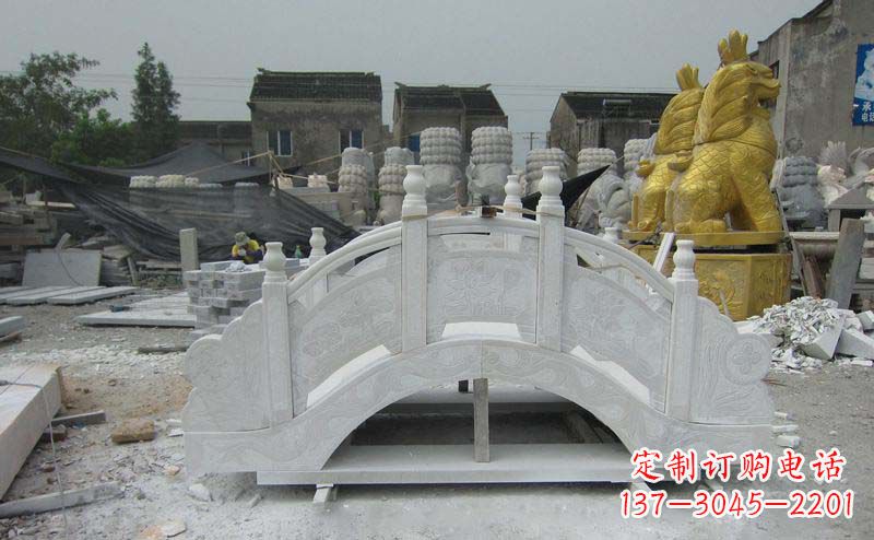 廊坊精美的大理石拱桥雕塑