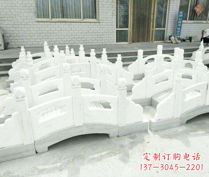 廊坊专业定制大理石拱桥雕塑