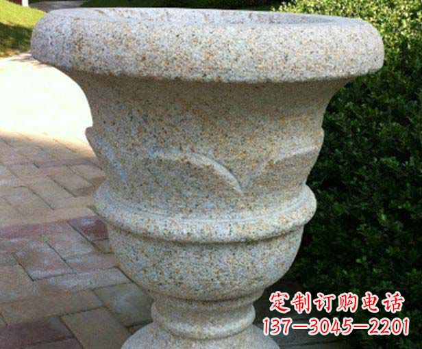 廊坊大理石花盆石雕,为您的景观添色彩
