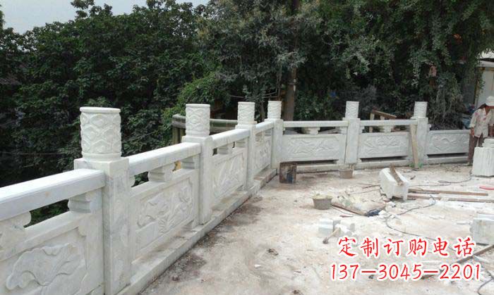 廊坊精美大理石栏板雕塑