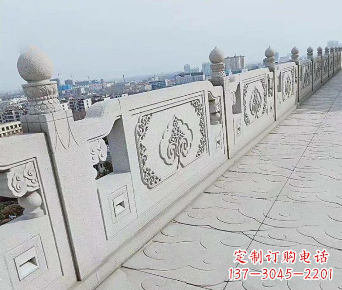 廊坊精美大理石栏板雕塑