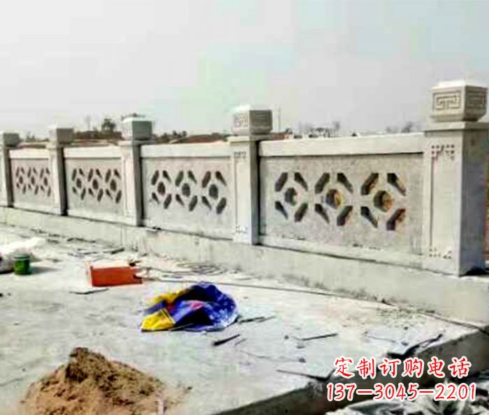 廊坊公园大理石栏板石雕