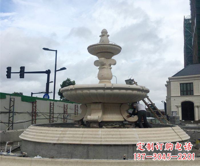 廊坊公园景观大型喷泉石雕