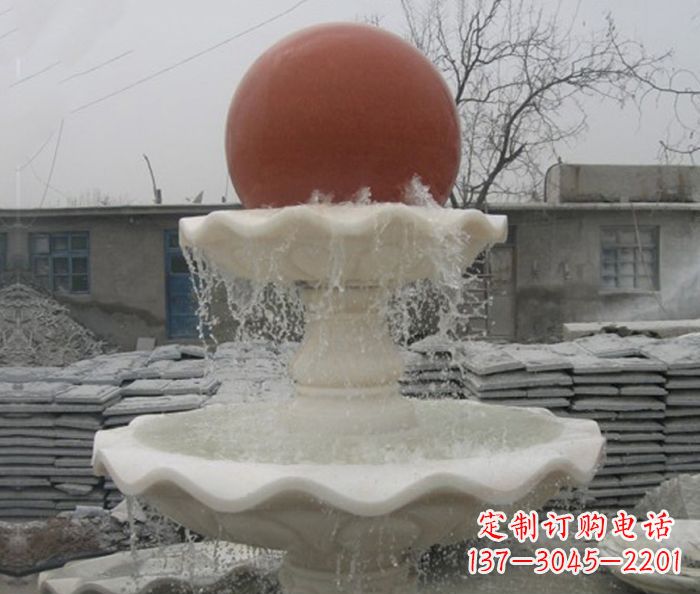 廊坊精美风水球石雕