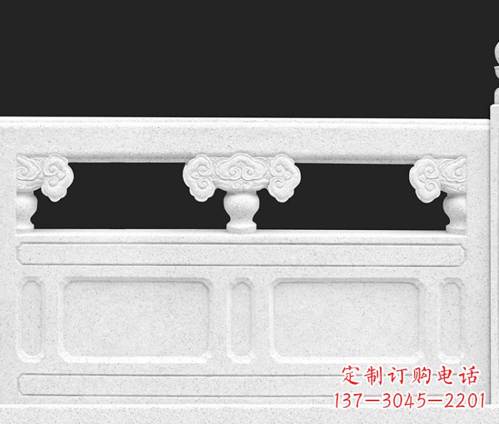 廊坊汉白玉石栏板雕塑