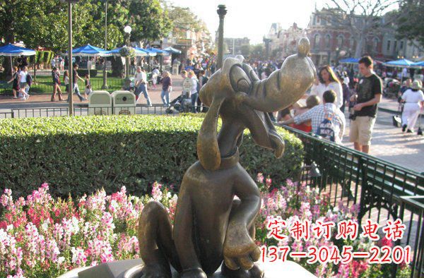 廊坊把宠物也带上，铜雕动物雕塑可以用艺术诠释你的心意