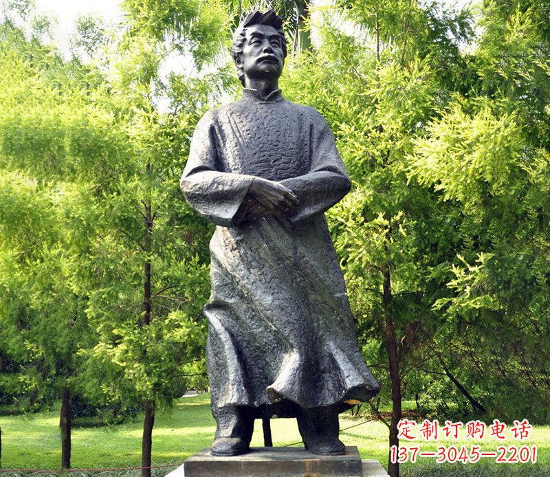 廊坊精美鲁迅名人雕塑