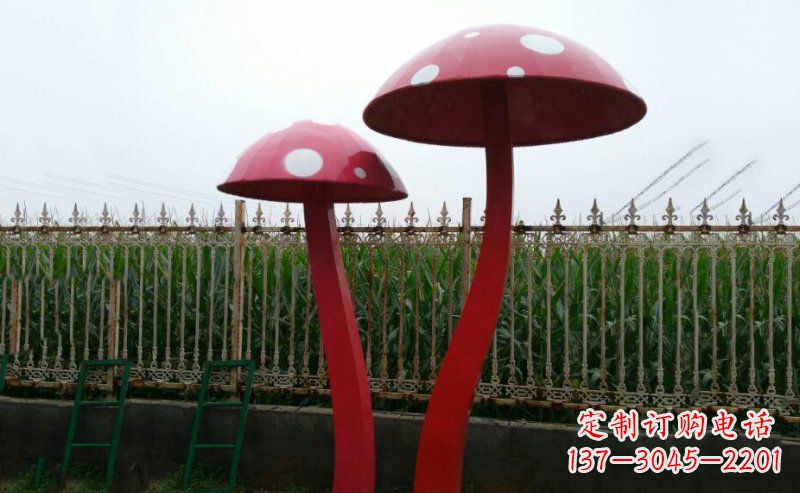 廊坊精致蘑菇不锈钢雕塑