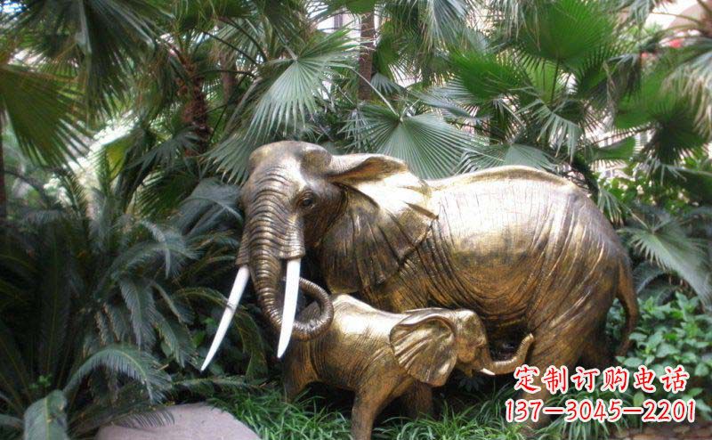 廊坊中领雕塑-大象铜雕定制