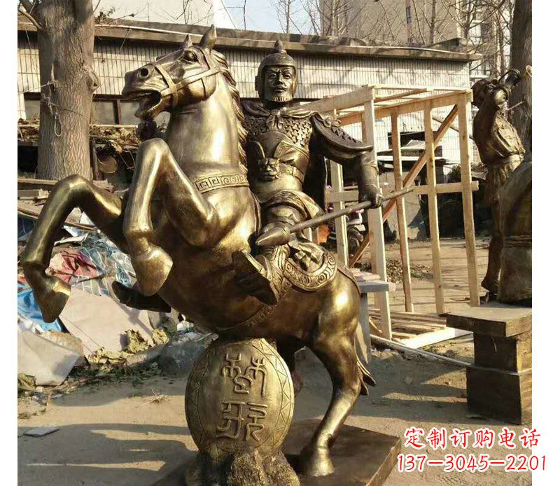 廊坊高雅骑马雕塑