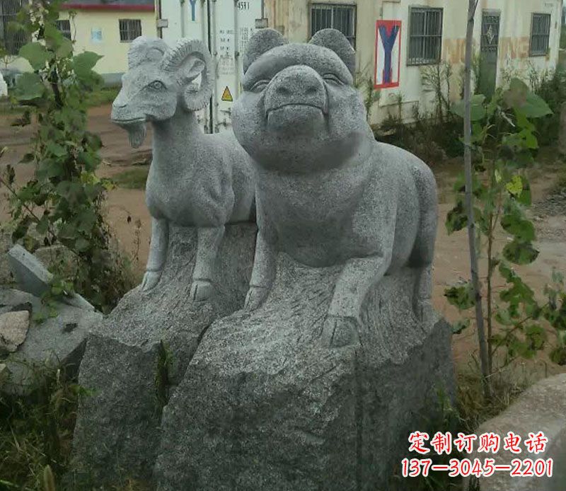 廊坊优质动物猪石雕