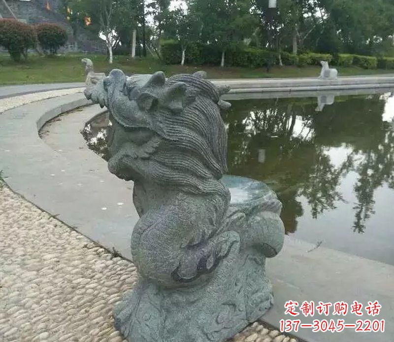 廊坊中国十二生肖石雕