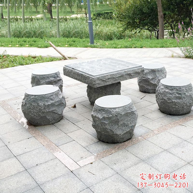 廊坊新题目“古典风格石桌凳雕塑”
