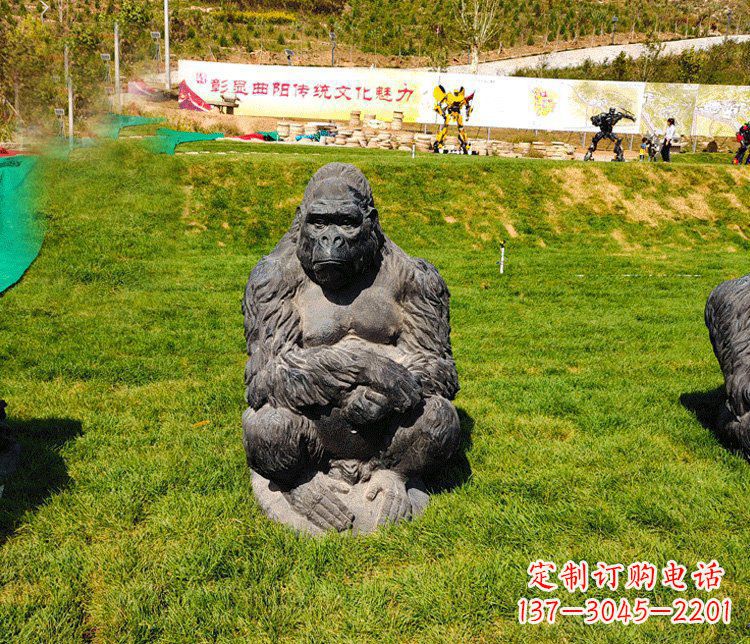 廊坊高端铜制巨型大猩猩雕塑