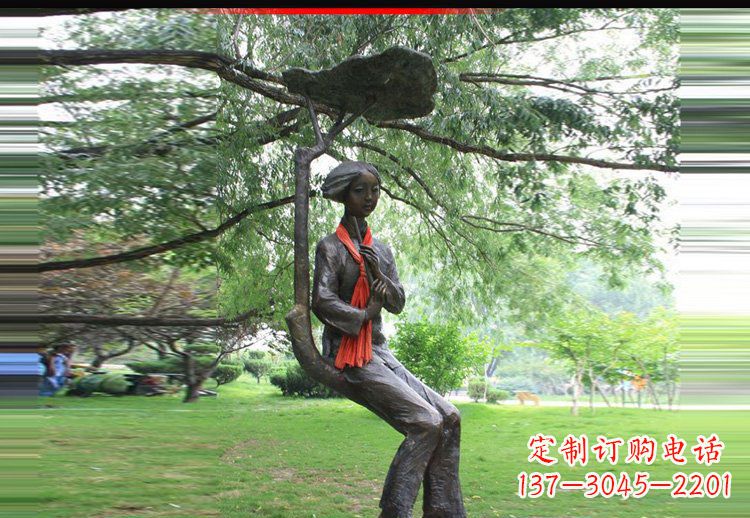 廊坊可爱迷人的美女雕塑