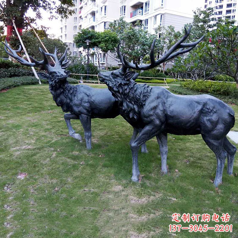 廊坊自然风格动物铜雕塑