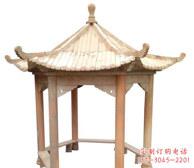 廊坊精美六角凉亭雕塑