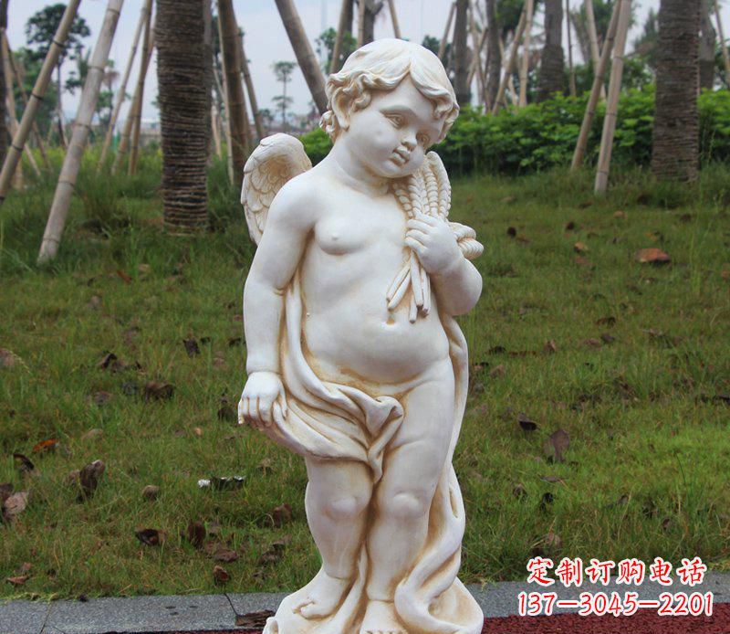 廊坊公园西方小天使雕塑