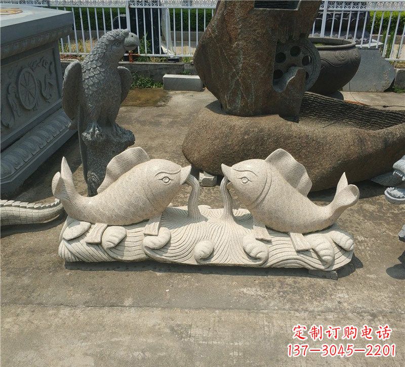 廊坊优质鲤鱼石雕