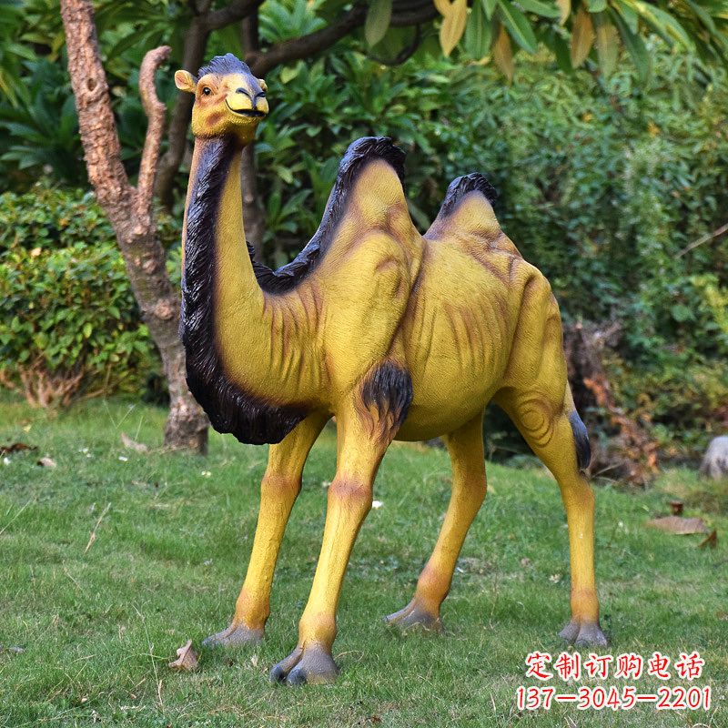 廊坊骆驼雕塑精美而有趣的定制装饰品