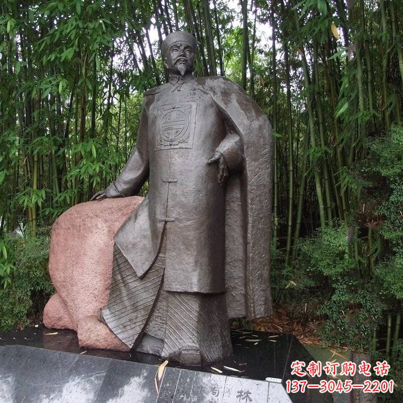 廊坊以林则徐铜雕塑荣耀中华民族