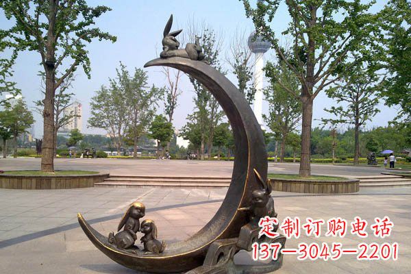 廊坊典雅月亮铜雕