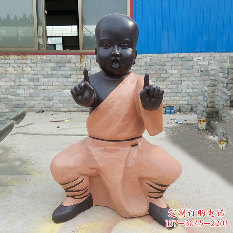廊坊铜雕功夫小和尚