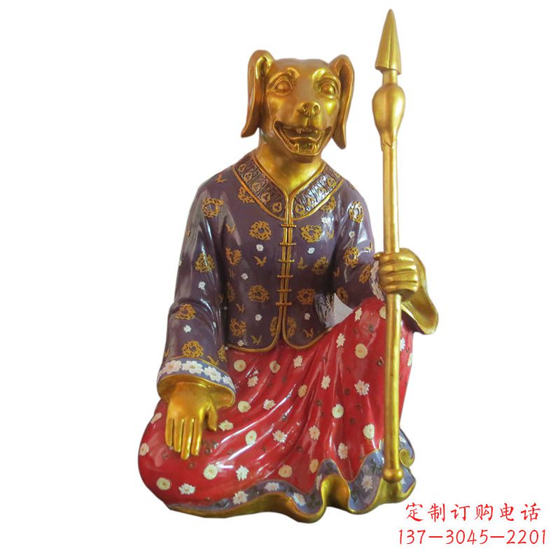 廊坊高端可爱的玻璃钢生肖雕塑