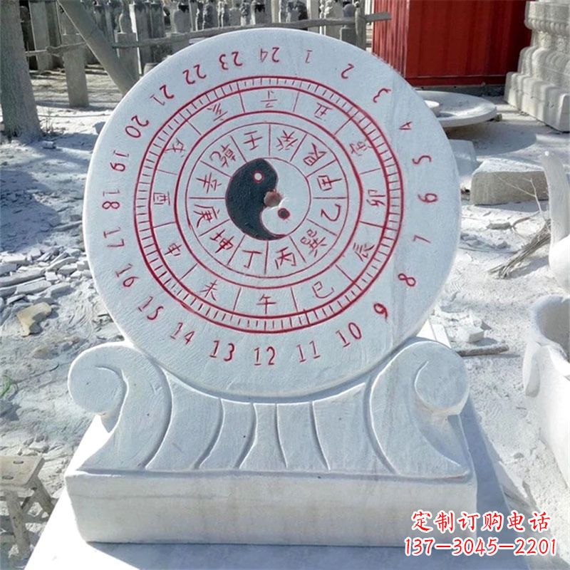 廊坊中领雕塑日晷仪雕塑,精美而典雅