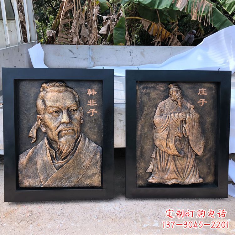 廊坊中领雕塑专业的古代历史名人头像雕塑定制
