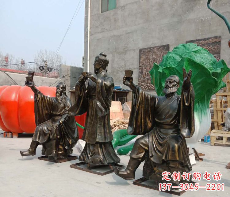 廊坊浓缩古代江湖英雄——名人雕塑