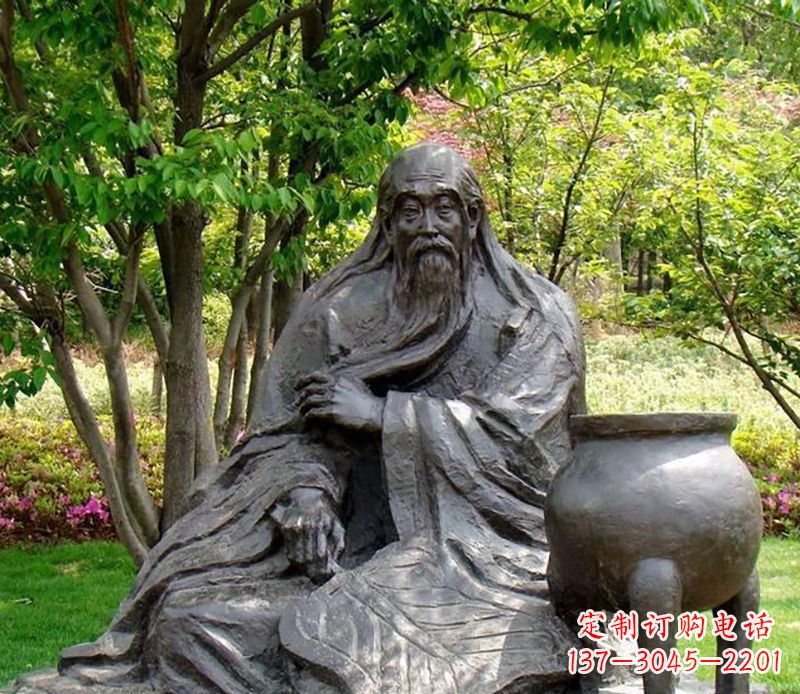廊坊中领雕塑精美名人铜雕塑