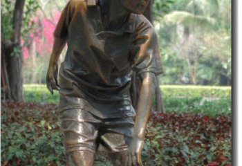 廊坊产品名称青春活力的男孩铜雕