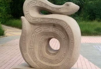 廊坊砂岩动物蛇雕塑