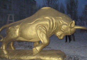 廊坊拓荒牛铜雕—瑰丽壮观的动物雕塑