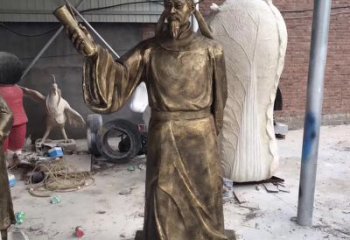 廊坊龙韵铜雕——歌颂古代大文豪李白