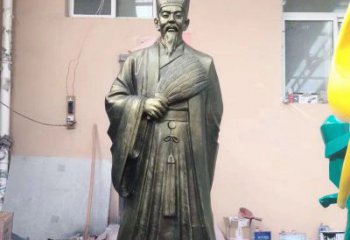 廊坊中领雕塑经典传承，诸葛亮铜雕！