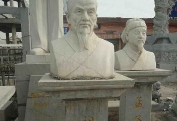 廊坊高级定制古代名人祖冲之头像雕塑