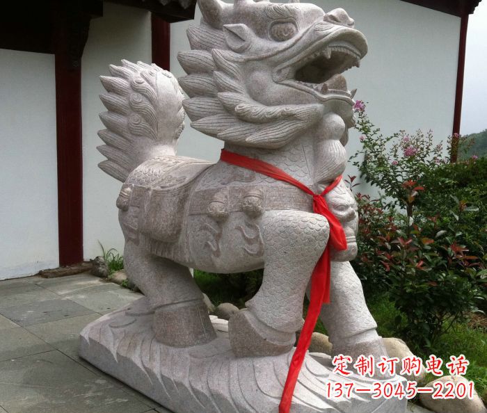廊坊古典神麒麟石雕,令人叹为观止的精美艺术