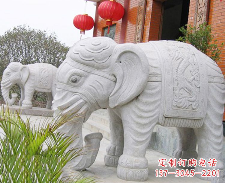 廊坊古代石雕大象