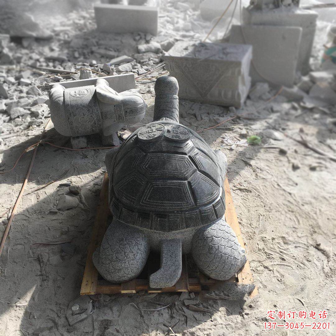 廊坊精致定制:古代石雕乌龟