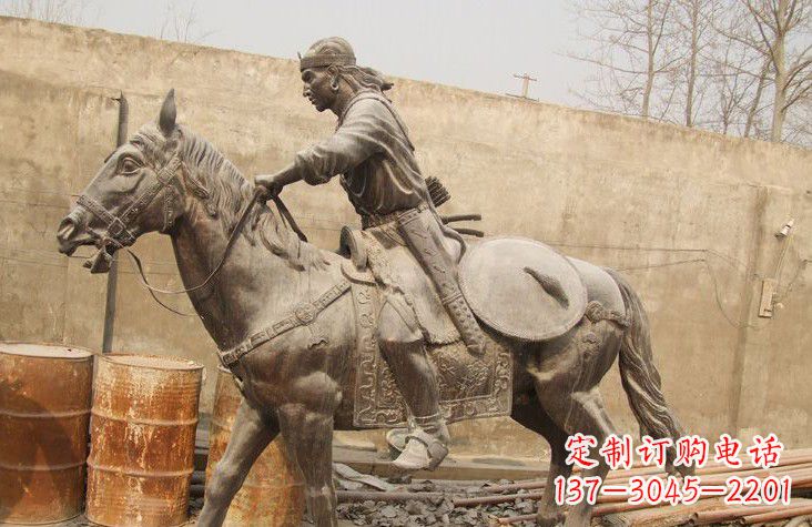 廊坊古代战马铜雕塑,为您定制灵动雄壮的艺术品