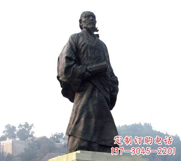廊坊中领雕塑司马迁雕像,正宗传承古代文化